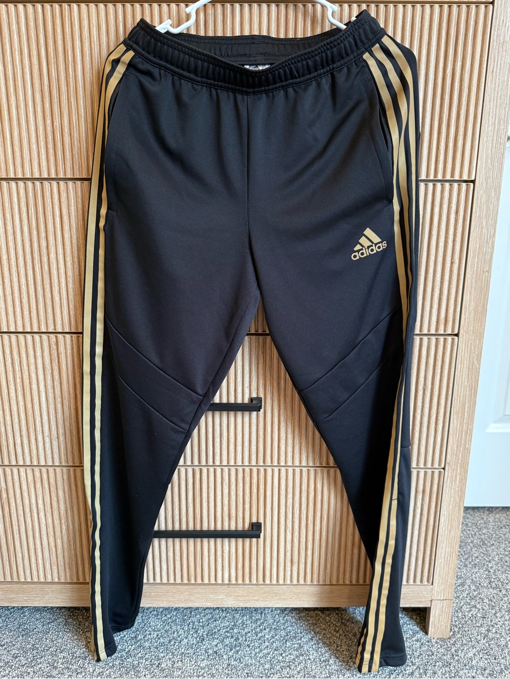 Adidas Black & Gold Track Pants